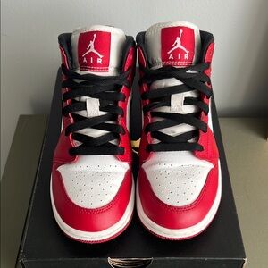 Air Jordan Nike Shoes - Red and White
